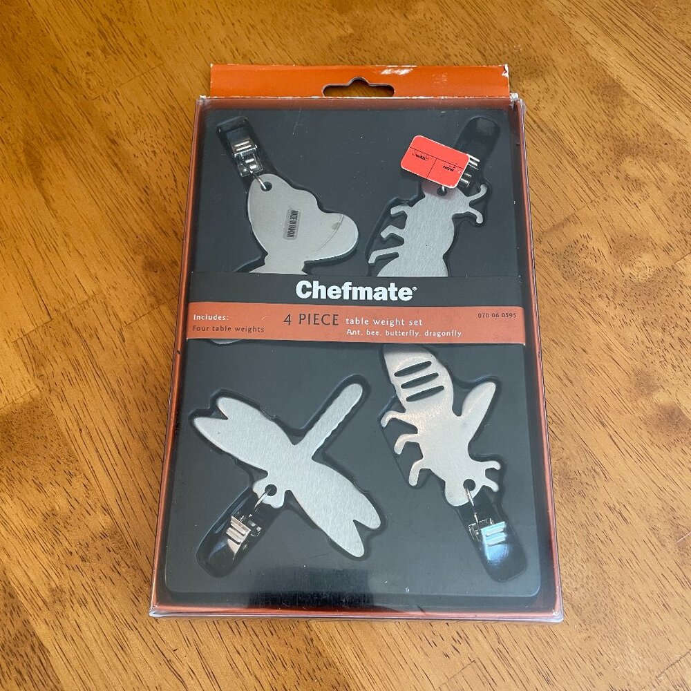 4 piece Chefmate table weight set